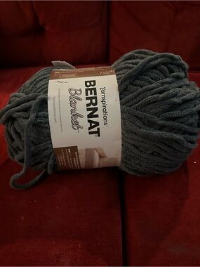 Bernat Blanket Chenille Yarn - Lead